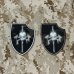 画像1: MADE IN USA  実物 DEVGRU シルバーチームパッチ (97) (1)