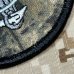 画像2: MADE IN USA  実物 NSWDG RECCE スナイパーチームパッチ シルバー mossy oak (100) (2)