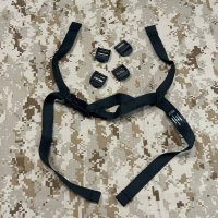 オールド MSA GALLET MICH ヘルメット リプレイスメント チンストラップ  黒