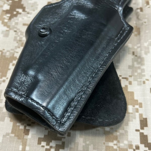画像2: 実物 サファリランド 518-77 レザーホルスター 黒  右利き SIG P220/226