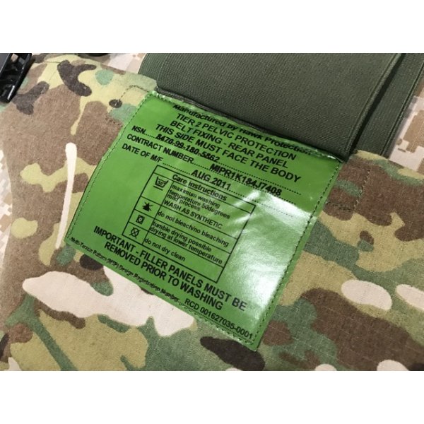 画像5: 英軍官給品 TIER2 グロインプロテクターMTP ソフトアーマー内蔵