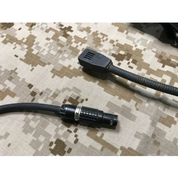 画像10: 英軍放出品 実物 SELEX TAC-MIC CT4 PTT ＆BOWMANヘッドセット 