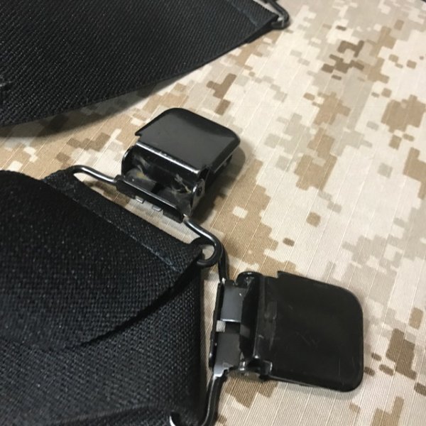 画像3: made in USA ゴム製サスペンダー　ブラック
