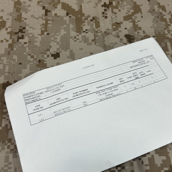 画像11: 実物官給品 ops-core Head-Loc ACH リテンションシステム キット　L/XL タン 2009年