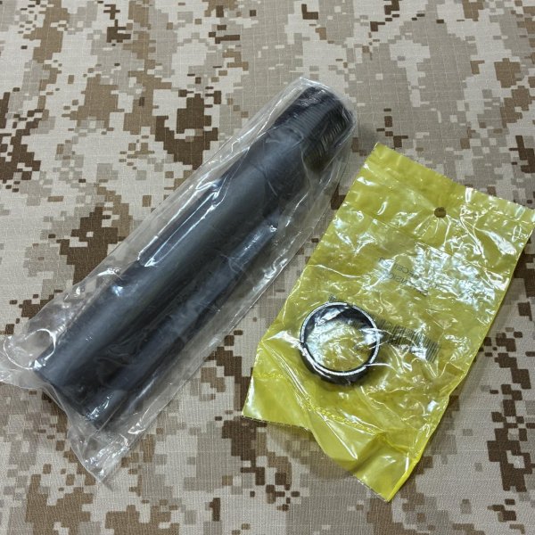 画像1: 実物 LMT  MIL-SPEC バッファーチューブ （AR用 6ポジション）+　キャスルナット セット