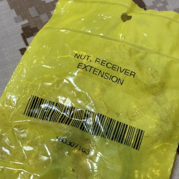 画像9: 実物 LMT  MIL-SPEC バッファーチューブ （AR用 6ポジション）+　キャスルナット セット