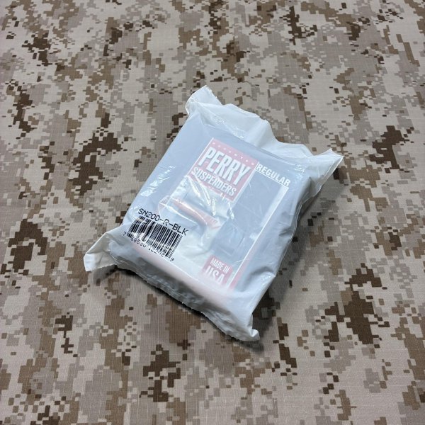 画像5: PERRY ゴム製サスペンダー ブラック made in USA 