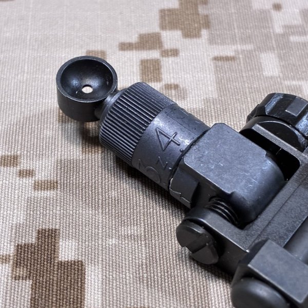 画像5: 実物 knight's KAC フォールディング マイクロリアサイト 200-600M  BUIS  バックアップリアサイト 