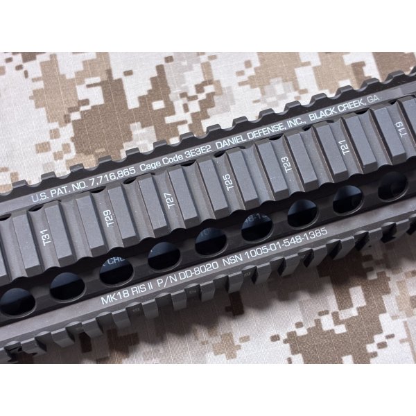 画像6: 実物 米軍官給品 daniel defense Mk18 RIS2 9.5インチ ハンドガードセット FDE  放出品