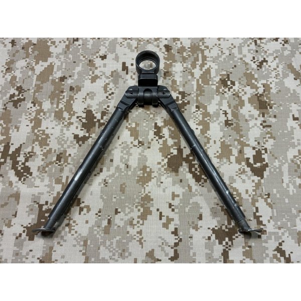 画像1: 実物官給品 M249 minimi ミニミ  Improved Bipod  スチールバイポッド 放出品