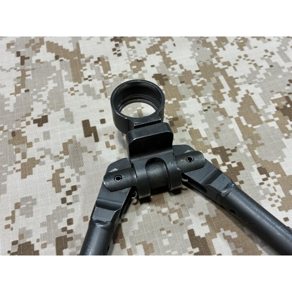 画像6: 実物官給品 M249 minimi ミニミ  Improved Bipod  スチールバイポッド 放出品