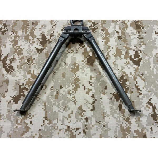 画像2: 実物官給品 M249 minimi ミニミ  Improved Bipod  スチールバイポッド 放出品