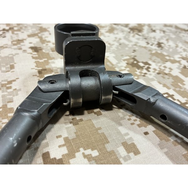 画像7: 実物官給品 M249 minimi ミニミ  Improved Bipod  スチールバイポッド 放出品