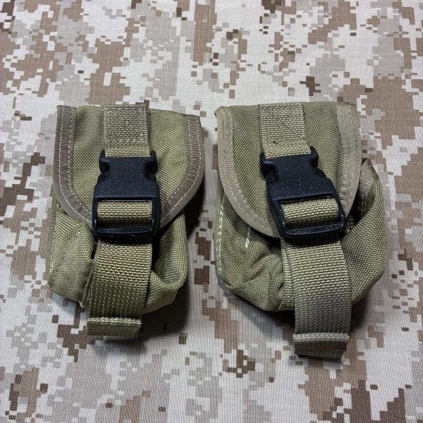 画像1: オールド 実物 EAGLE MLCS シングル ハンドグレネードポーチ