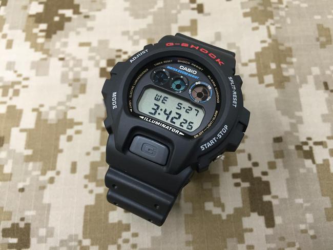 G-SHOCK/ミリタリー/DW-6900/マット/グレー/三つ目/箱付/美品-