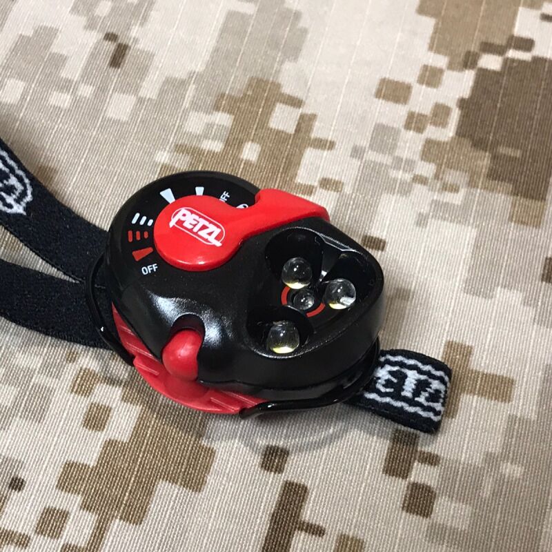 オールドモデル 実物 PETZL e+LITE ペツル Eライト　黒赤 USED