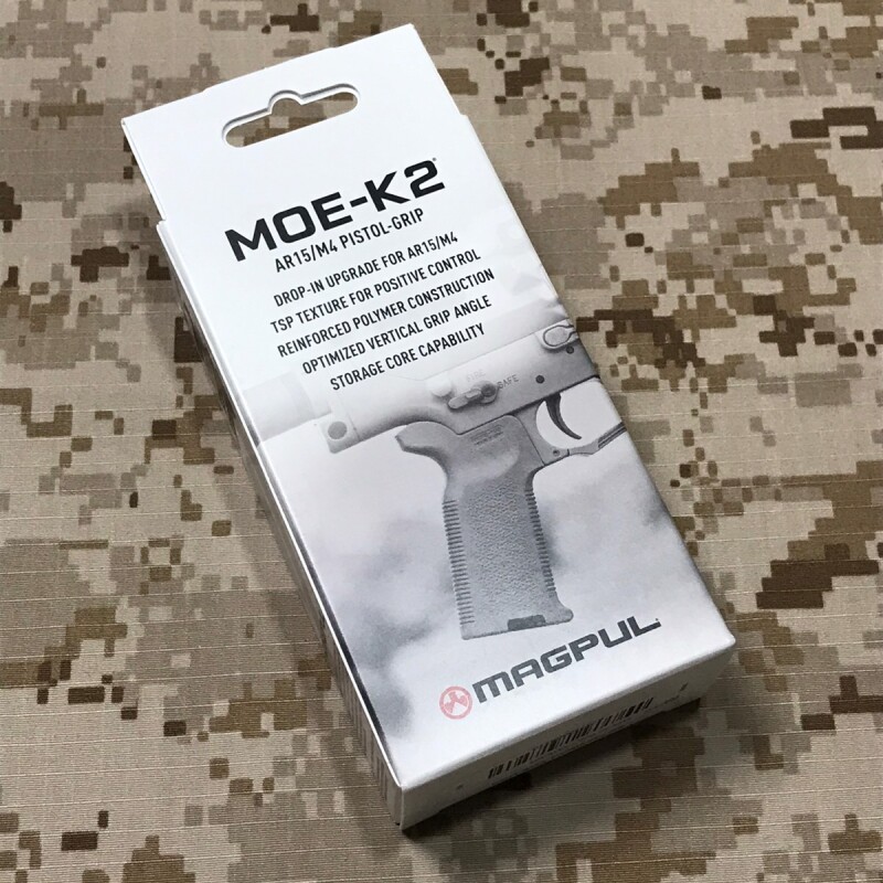 実物 magpul MOE-K2 AR15/M4 グリップ FDE - BLACK LINE