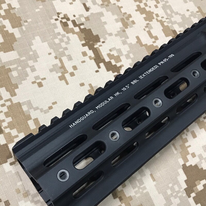 激安購入 【実物/難アリ】GEISSELE　HK HK416 BLACK 10.5 SMR トイガン