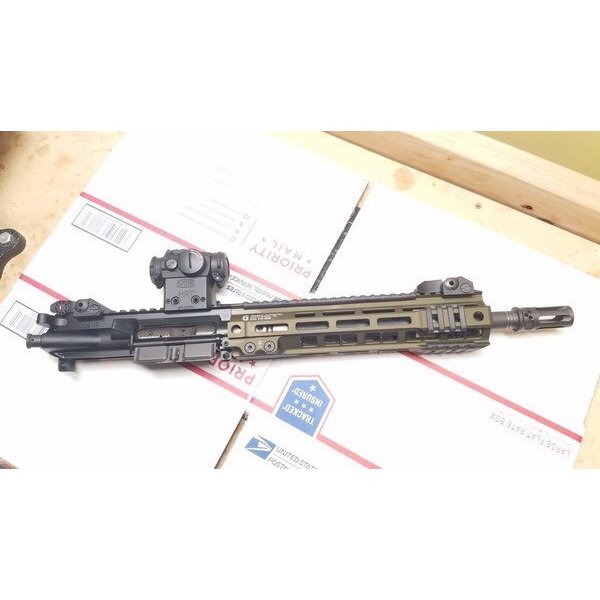 画像13: 実物 GEISSELE SMR FEDERAL MK4  10インチ  OD GREEN PN:05-430 (13)