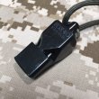 画像2: 米軍官給品　ホイッスル（笛）ランヤード付 放出品 (2)