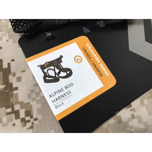 画像7: 実物 ブラックダイヤモンド ALPINE BOD シットハーネス 黒 XL (7)