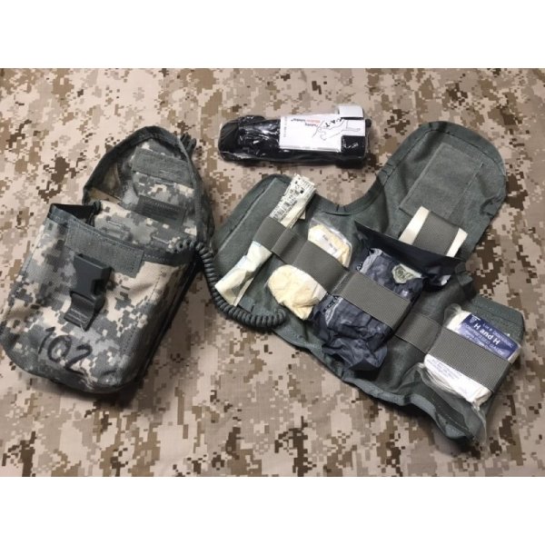 画像7: 米軍官給品 IFAK メディカルキット ACUポーチ入り (7)