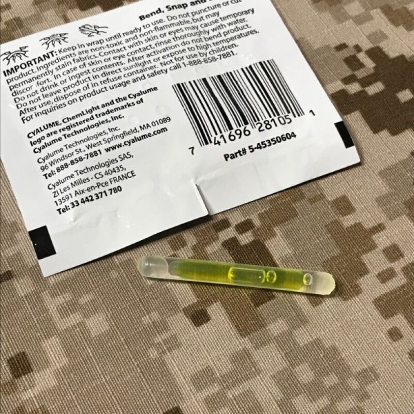 画像4: 実物 グリーン ミニサイリューム 1.5インチ 新品未開封(有効期限切れ) (4)