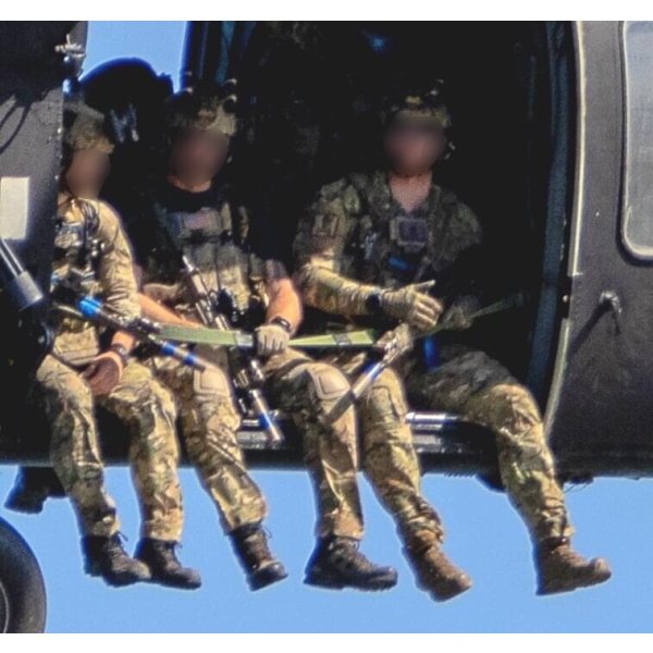 画像4: MADE IN USA  実物 DEVGRU ブルーチームパッチ ブラウン/OD (55) (4)