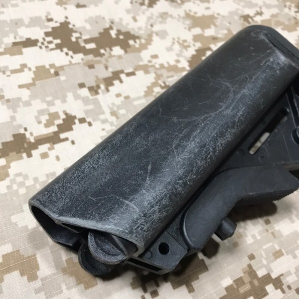 画像9: 実物 LMT SOPMOD ストック gen1 黒(クレーンストック)  USED (9)