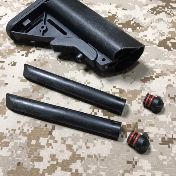 画像11: 実物 LMT SOPMOD ストック gen1 黒(クレーンストック)  USED (11)