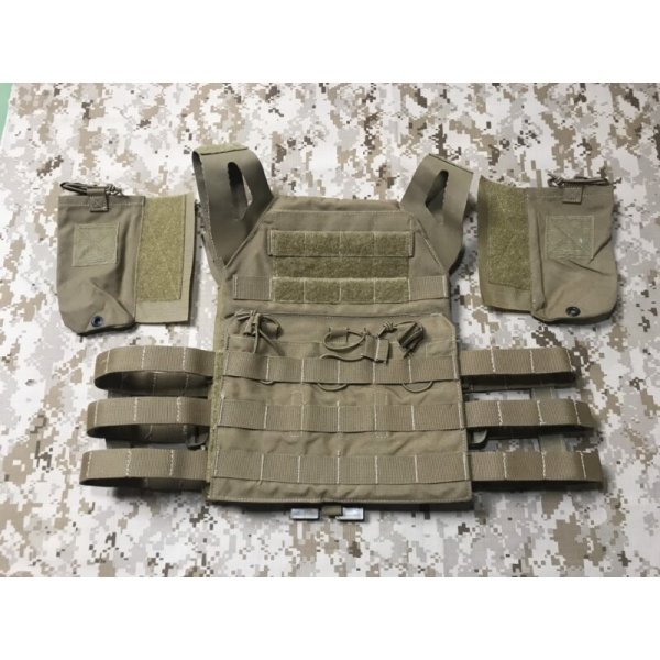 画像1: 実物 crye precision JPC コヨーテ Mサイズ  ラジオポーチ セット 美品 (1)