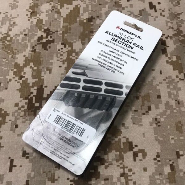 画像7: 実物 magpul M-LOK アルミレールパネル 7slots  MAG582-BLK (7)
