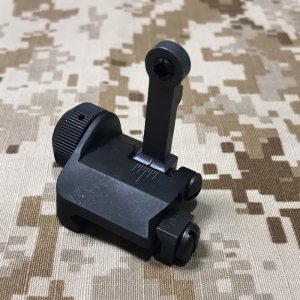 画像: 実物 knight's ナイツ 300ｍ BUIS  バックアップリアサイト   PN:97082