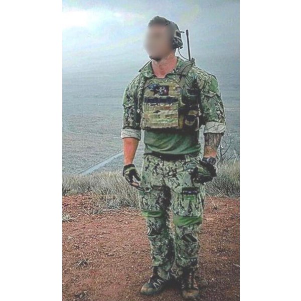 画像7: MADE IN USA  実物 SEAL team3 BLACKBEARD  刺繍パッチ (58) (7)