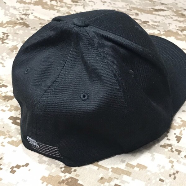 画像4: MADE IN USA  実物 NSWDG RECCE スナイパー フレックスフィット 刺繍キャップ  黒(17) (4)