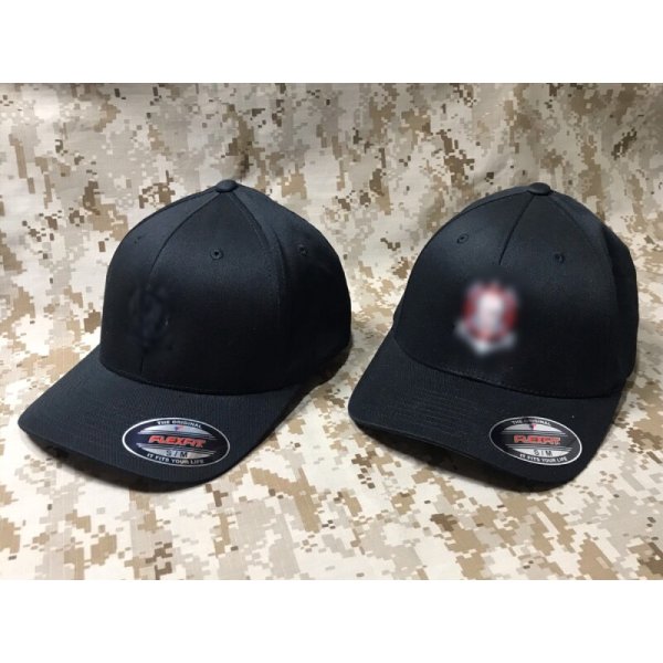 画像8: MADE IN USA  実物 NSWDG RECCE スナイパー フレックスフィット 刺繍キャップ  黒(17) (8)