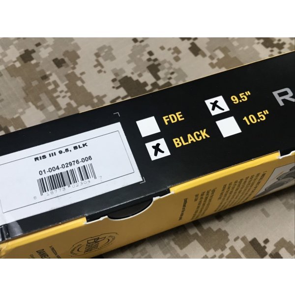 実物 daniel defense RIS3 レールハンドガード 9.5インチ BLACK