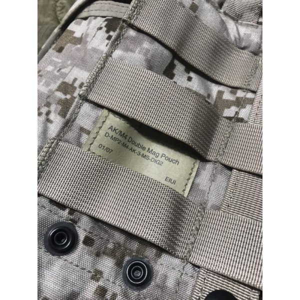 画像7: 実物 EAGLE aor1 ダブル AK/M4 マグポーチ 01/07 (7)