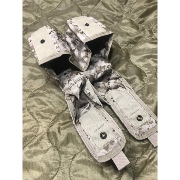 画像3: 実物 EAGLE aor1 ダブル AK/M4 マグポーチ 01/07 (3)