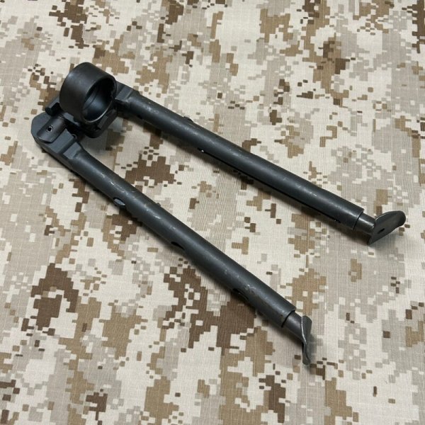 画像3: 実物官給品 M249 minimi ミニミ  Improved Bipod  スチールバイポッド 放出品 (3)