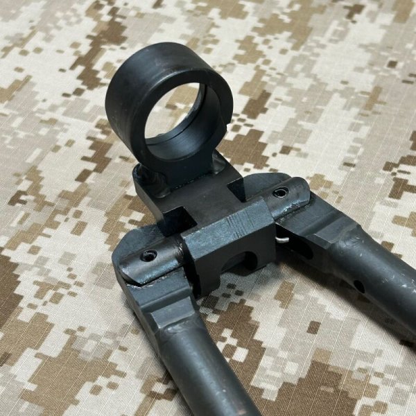 画像5: 実物官給品 M249 minimi ミニミ  Improved Bipod  スチールバイポッド 放出品 (5)