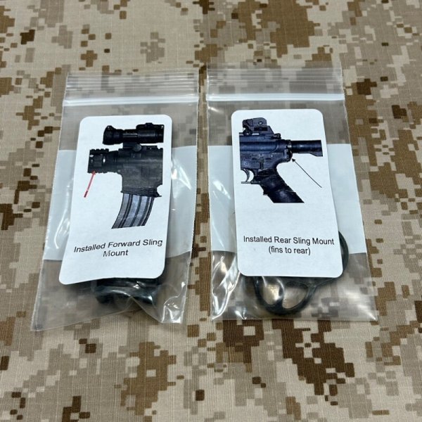 画像8: 実物 CQD スリングスイベルマウント 前後セット 未使用新品 (8)