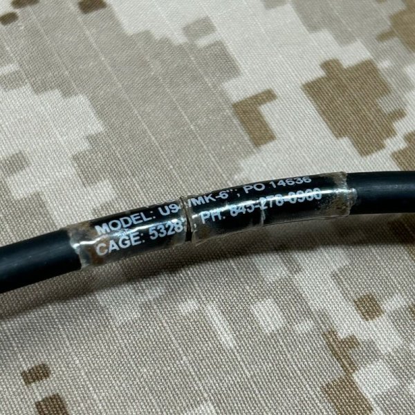 画像6: 実物 TEA U94/Mk6 PTT スイッチ 防水10pinコネクター (6)