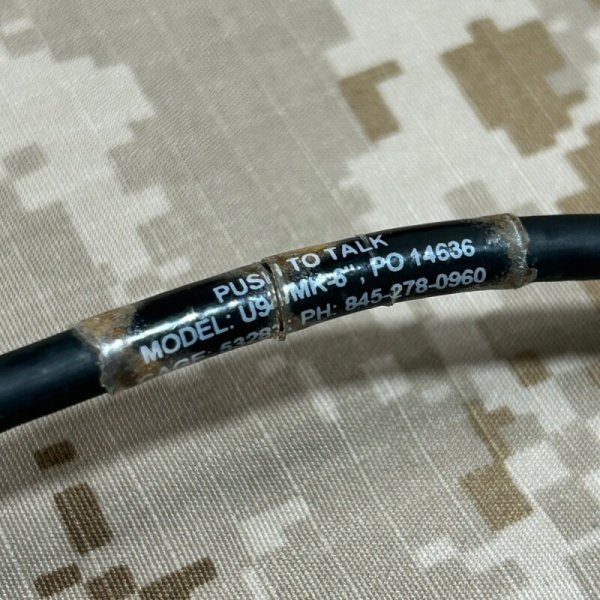 画像5: 実物 TEA U94/Mk6 PTT スイッチ 防水10pinコネクター (5)