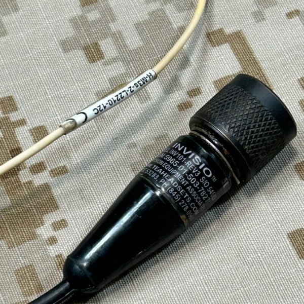 画像4: 実物 TEA MKFU94/Mk4 PRC148 PTT  防水10pin コネクター + INVISIO M3 防水10PIN セット (4)