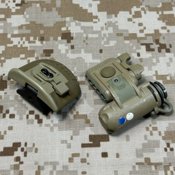 画像3: 旧型モデル  実物 surefire HL1-A-TN ヘルメットライト 青×白 LED + IFF  USED (3)