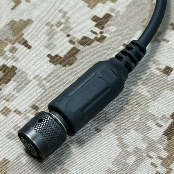 画像8: 実物 TEA U94/Mk10 PTT スイッチ 防水10pinコネクター (8)