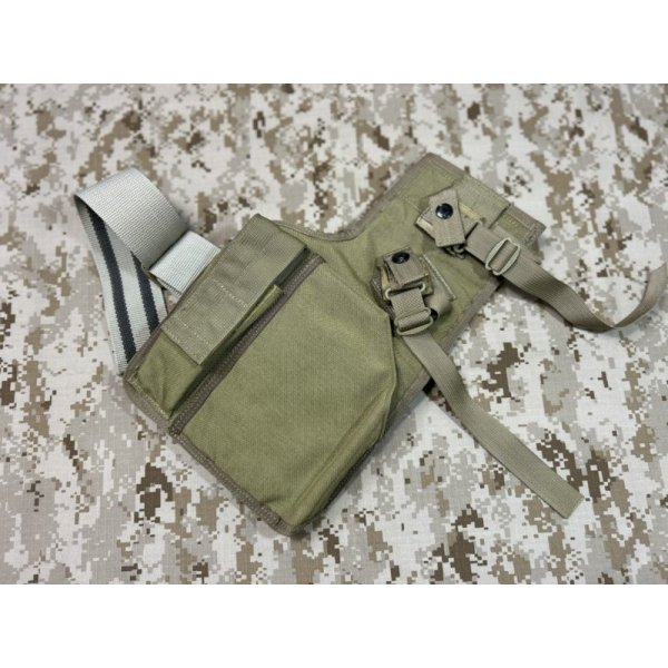 画像1: 実物 EAGLE　H&K MP7用 レッグホルスター カーキ 　美品 (1)