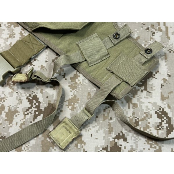 画像4: 実物 EAGLE　H&K MP7用 レッグホルスター カーキ 　美品 (4)