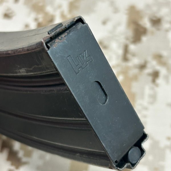 画像7: 沖縄放出品 実物 HK純正 30rdスチールマガジン オールドAF刻印(1)  HK416.MR556 (7)